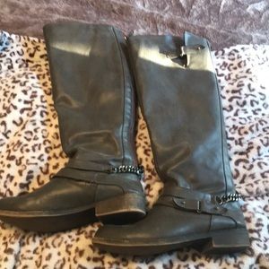 Calf high boots